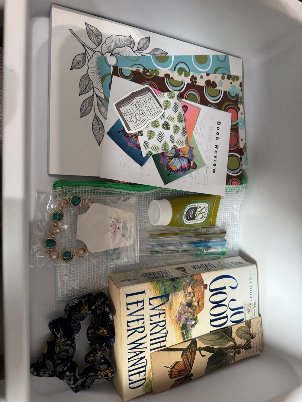 Bookish Assorted Stationery & Accessories Bundle - Green, Teal, Black